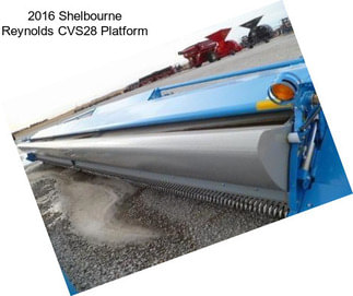 2016 Shelbourne Reynolds CVS28 Platform