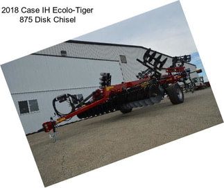 2018 Case IH Ecolo-Tiger 875 Disk Chisel