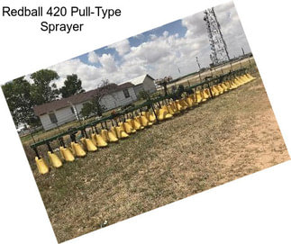 Redball 420 Pull-Type Sprayer