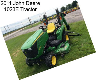 2011 John Deere 1023E Tractor