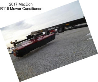 2017 MacDon R116 Mower Conditioner