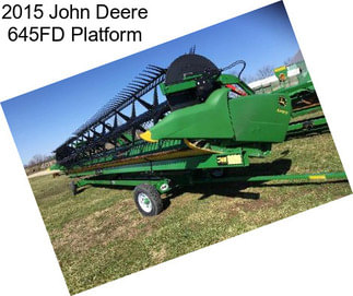 2015 John Deere 645FD Platform