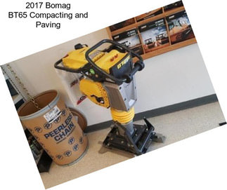 2017 Bomag BT65 Compacting and Paving