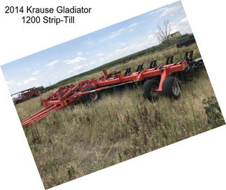 2014 Krause Gladiator 1200 Strip-Till