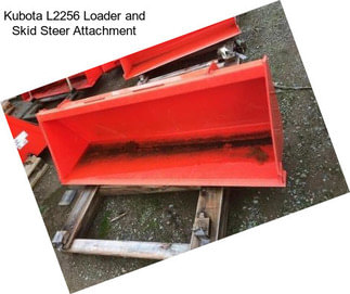 Kubota L2256 Loader and Skid Steer Attachment