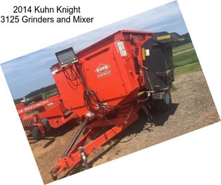 2014 Kuhn Knight 3125 Grinders and Mixer