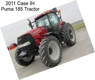 2011 Case IH Puma 185 Tractor