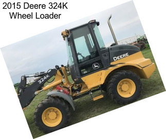 2015 Deere 324K Wheel Loader