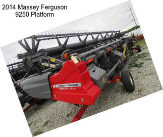 2014 Massey Ferguson 9250 Platform