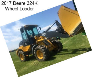 2017 Deere 324K Wheel Loader