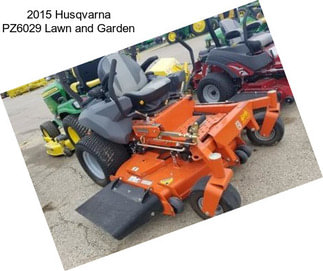 2015 Husqvarna PZ6029 Lawn and Garden