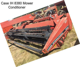 Case IH 8380 Mower Conditioner