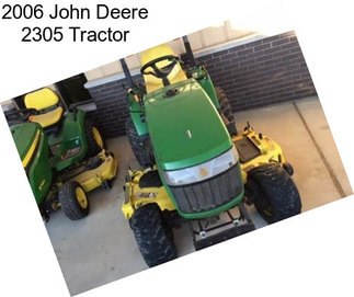 2006 John Deere 2305 Tractor