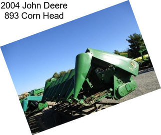 2004 John Deere 893 Corn Head