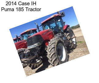 2014 Case IH Puma 185 Tractor