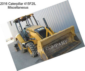 2016 Caterpillar 415F2IL Miscellaneous