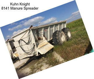 Kuhn Knight 8141 Manure Spreader