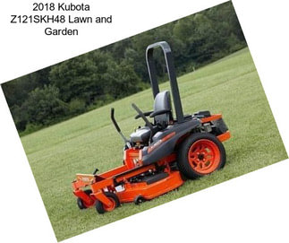 2018 Kubota Z121SKH48 Lawn and Garden