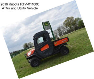 2016 Kubota RTV-X1100C ATVs and Utility Vehicle