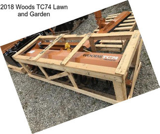 2018 Woods TC74 Lawn and Garden