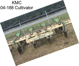 KMC 04-188 Cultivator