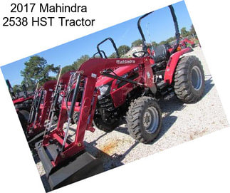 2017 Mahindra 2538 HST Tractor