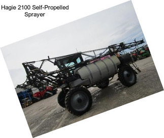 Hagie 2100 Self-Propelled Sprayer