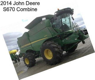 2014 John Deere S670 Combine