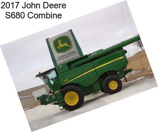 2017 John Deere S680 Combine