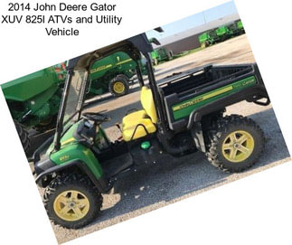 2014 John Deere Gator XUV 825I ATVs and Utility Vehicle