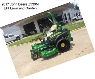 2017 John Deere Z930M EFI Lawn and Garden