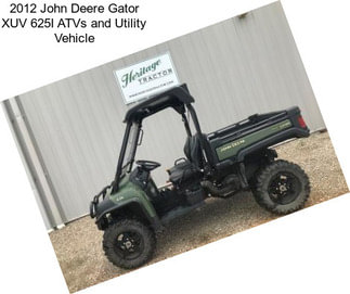 2012 John Deere Gator XUV 625I ATVs and Utility Vehicle