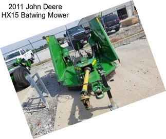 2011 John Deere HX15 Batwing Mower