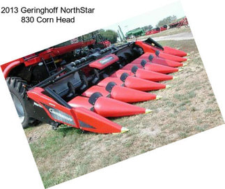 2013 Geringhoff NorthStar 830 Corn Head