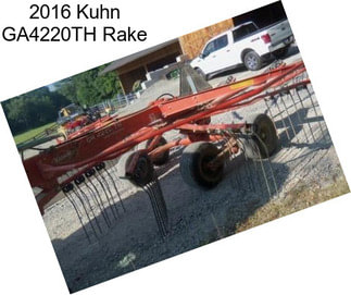 2016 Kuhn GA4220TH Rake