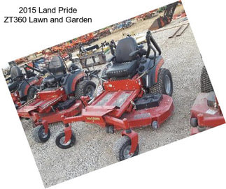 2015 Land Pride ZT360 Lawn and Garden