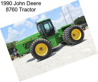 1990 John Deere 8760 Tractor