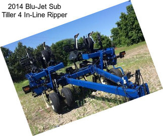 2014 Blu-Jet Sub Tiller 4 In-Line Ripper