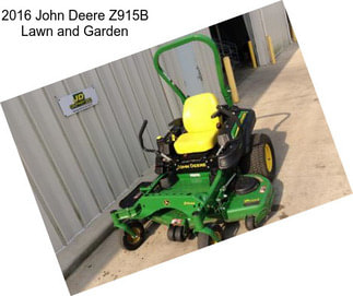 2016 John Deere Z915B Lawn and Garden