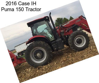 2016 Case IH Puma 150 Tractor