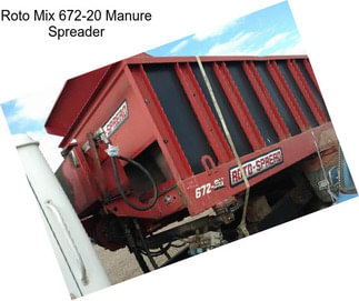 Roto Mix 672-20 Manure Spreader