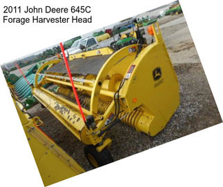 2011 John Deere 645C Forage Harvester Head