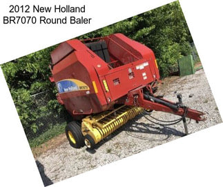 2012 New Holland BR7070 Round Baler