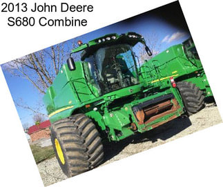 2013 John Deere S680 Combine