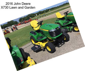 2016 John Deere X730 Lawn and Garden