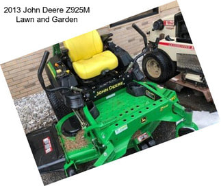 2013 John Deere Z925M Lawn and Garden