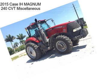 2015 Case IH MAGNUM 240 CVT Miscellaneous