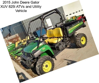 2015 John Deere Gator XUV 825I ATVs and Utility Vehicle