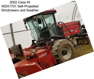 2002 Case IH WDX1701 Self-Propelled Windrowers and Swather