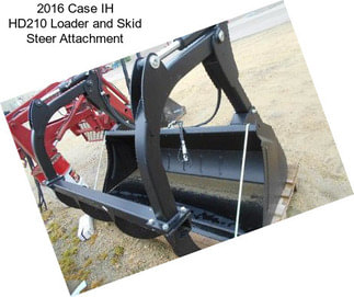 2016 Case IH HD210 Loader and Skid Steer Attachment